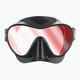 Cressi F1 diving mask Ultravision black/red lenses 2