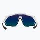 SCICON Aeroshade Kunken white gloss/scnpp multimirror blue cycling glasses EY31030800 5