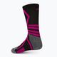 Mico Medium Weight X-Performance X-C Ski socks black/pink CA00146 2