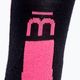 Women's Mico Heavy Weight Primaloft Ski Socks black/pink CA00119 3