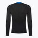 Men's Mico Odor Zero Mock Neck thermal T-shirt black IN01451 2