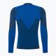 Men's Mico Warm Control Mock Neck thermal T-shirt blue IN01851 2