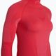 Women's Mico Warm Control Mock Neck thermal T-shirt pink IN01856 3