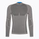 Men's Mico Odor Zero Mock Neck thermal T-shirt grey IN01451