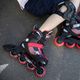 Children's roller skates FILA J One black/red 3