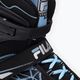 Women's rollerblades FILA Legacy Pro 84 black/light blue 7