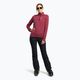 Women's Colmar fleece sweatshirt maroon 9334-5WU 2