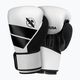 Hayabusa S4 black and white S4BG boxing gloves 7