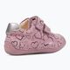 Geox Tutim dark pink/silver children's shoes 10