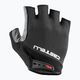 Men's Castelli Entrata V light black cycling gloves 5