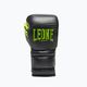 LEONE 1947 Carbon22 black-green boxing gloves GN222 8