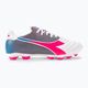 Men's Diadora Brasil Elite Veloce GR LPU football boots white/pink fluo/blue fluo 2
