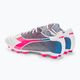Men's Diadora Brasil Elite Veloce GR LPU football boots white/pink fluo/blue fluo 3