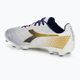 Men's Diadora Brasil Elite GR LT LP12 white/blue/gold football boots 3