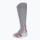 Women's ski socks UYN Ski Touring silver/fuchsia 2