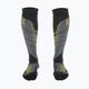 Men's ski socks UYN Ski All Mountain anthracite melange/yellow