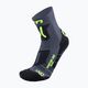 Men's cycling socks UYN MTB anthracite/yellow fluo 5