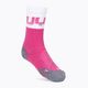 Women's cycling socks UYN Light pink/white