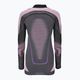 Ladies' thermal sweatshirt UYN Evolutyon UW Shirt Turtle Neck anthracite melange/raspberry/purple 2