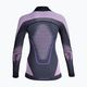 Ladies' thermal sweatshirt UYN Evolutyon UW Shirt Turtle Neck anthracite melange/raspberry/purple 7