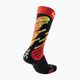 UYN Ski Junior medium grey blac/red children's ski socks 2