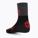 Men's cycling socks UYN Light black /grey/hibiscus 2