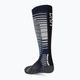 Men's snowboard socks UYN Ski Snowboard dark blue/grey melange 2