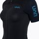 Women's cycling jersey UYN Garda black/peacot 7
