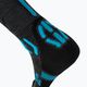 Men's UYN Ski One Merino anthracite/turquoise ski socks 5