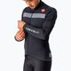 Men's Castelli Puro 3 FZ light black/silver reflex bicycle sweatshirt 4