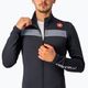 Men's Castelli Puro 3 FZ light black/silver reflex bicycle sweatshirt 5