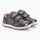 Geox Heira children's shoes dark grey/dark pink 4