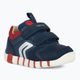 Geox Iupidoo navy/red children's shoes 7