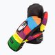 Level Vertigo Mitt Teen pk rainbow children's ski glove