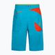 Men's La Sportiva Belay climbing shorts tropical blue/cherry tomato 6