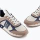 EA7 Emporio Armani Black & White Laces shoes whitecap gray/ portabella/ navy 6