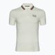 Men's EA7 Emporio Armani Golf Pro Polo Check silver birch T-shirt