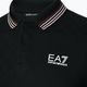 Men's EA7 Emporio Armani Golf Pro Polo Check shirt black 3