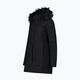 Women's CMP Coat Zip Hood Rain Jacket Black 32K3196F/U901 2
