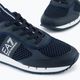 EA7 Emporio Armani Black & White Laces navy/white shoes 4