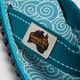 Gumbies Islander blue TRSW women's flip flops 7