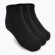 FILA Unisex Invisble Plain 3 Pack socks black