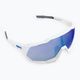 Cycling goggles 100% Speedtrap Multilayer Mirror Lens matte white/hiper blue STO-61023-407-01