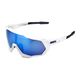 Cycling goggles 100% Speedtrap Multilayer Mirror Lens matte white/hiper blue STO-61023-407-01 6