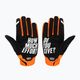 Men's cycling gloves 100% Brisker orange 10003 2