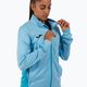 Women's Joma Winner II Full Zip sky blue running sweatshirt 3