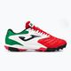 Men's Joma Cancha TF football boots red/white/green 2
