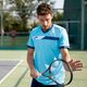 Men's tennis shirt Joma Court fluor turquoise/navy 4