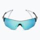 Tifosi Tsali Clarion crystal smoke/white/clarion blue/ac red/clear cycling glasses 4