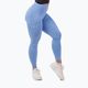 Women's leggings NEBBIA Active High-Waist Smart Pocket blue 4022420 5